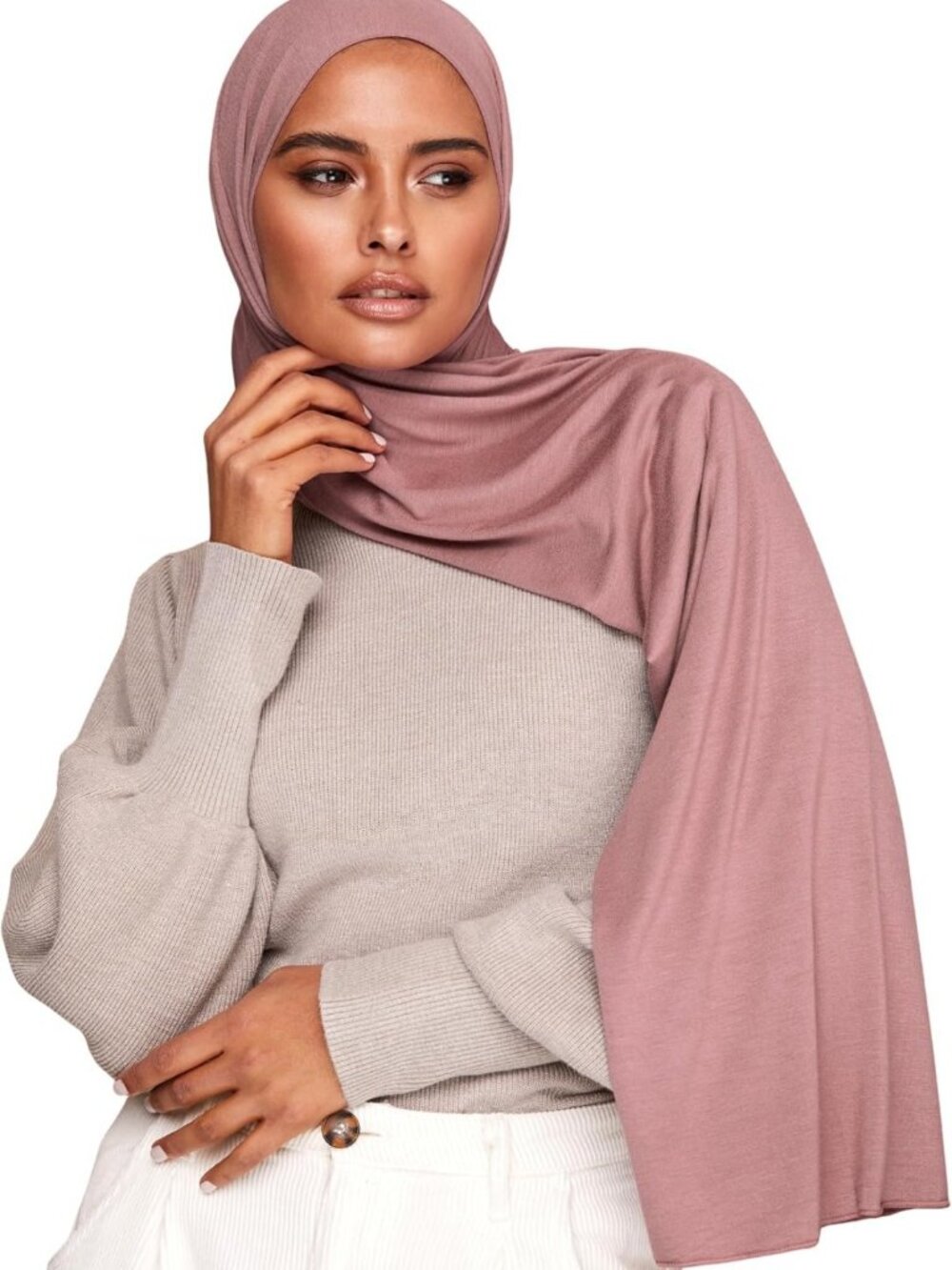 Premium Jersey Hijab Scarf for Women - Stylish Islamic Head Wrap & Fashion